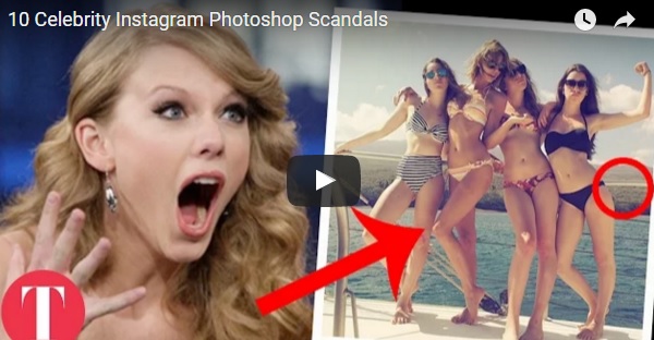 10 celebs instgram photoshop