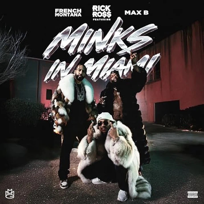Rick Ross French Montana and Max B Minks In Miami